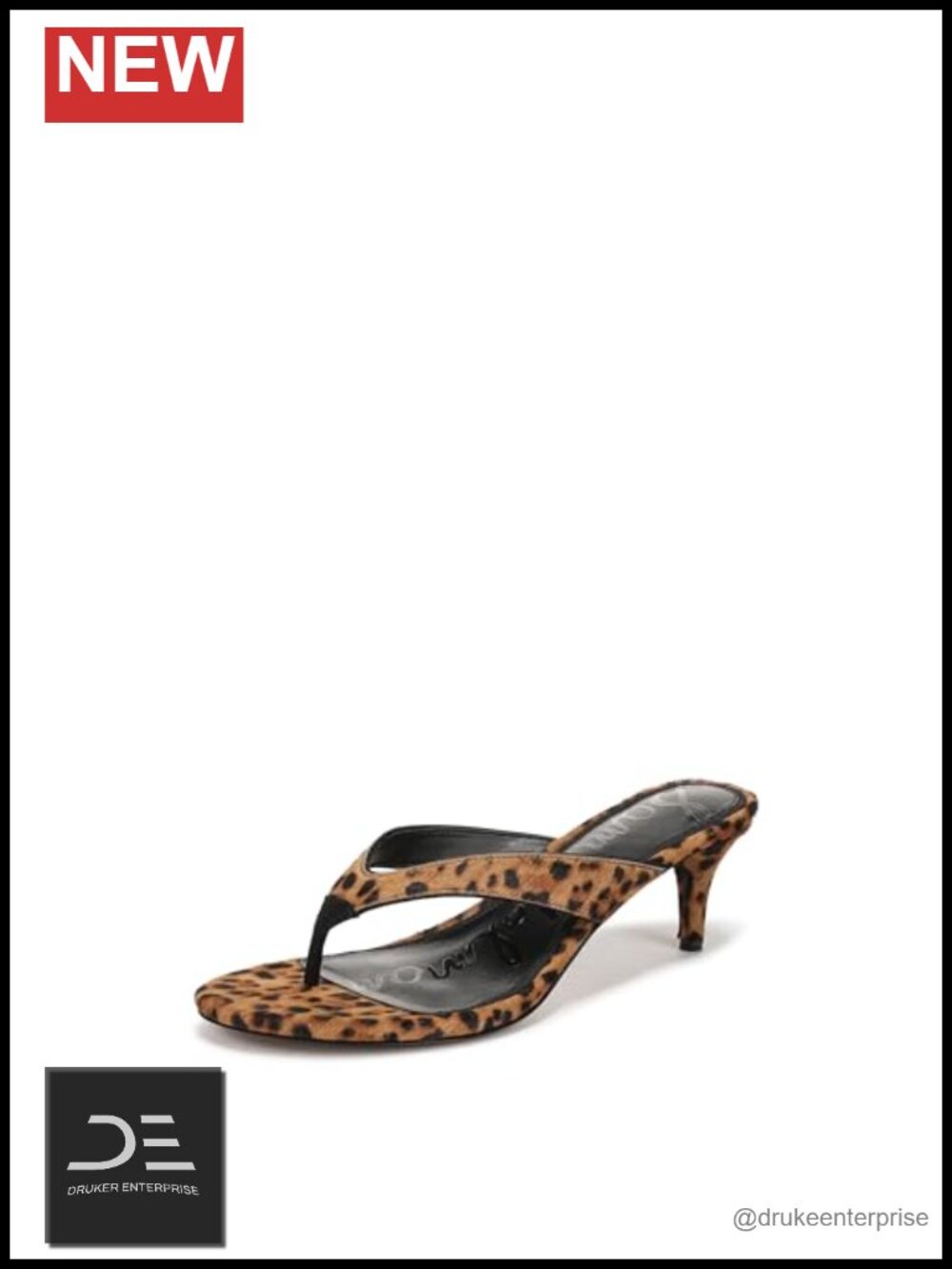 Sam Edelman Amie Kitten Heel Sandals Leather Slip On